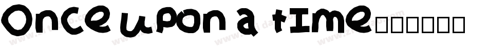 Once upon a time字体转换